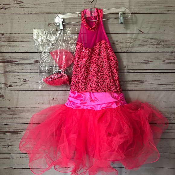 Weissman Dance Costume Skate Dress SA Small Adult - Picture 2 of 12